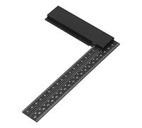 Srliya L Square Ruler Alluminio in Lega di Destra Right Righter Schereter Squares per Falegname Fai - -te