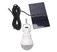 Srliya Lampadina Solare Portatile a LED Lampadina Solare Ricaricabile per Tenda da Campeggio per Pesca All'aperto
