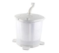 Srliya Lavatrice Multifunzione, Mini Lavatrice Portatile a Funzionamento Manuale, 1200 Giri/min per Dormitorio Familiare con Ventose, Cestello di Deumidificazione