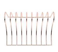 Srliya Leggio a Forma di S con Design Multi-slot | Materiale in ferro resistente, antiruggine, per l\'home office, elegante organizzazione desktop