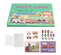 Srliya Libro di attività per Bambini, Giocattolo Didattico Impermeabile in età Prescolare con Design Gratuito per Bambini sopra i 3 Anni, Migliora Le capacità Logiche e Motorie