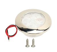 Srliya Luce LED Puck DC12V per, Barche, Montaggio a Soffitto, Illuminazione Interna, 1W, Luce Solare Bianca 5500-6300K