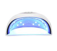 Srliya Macchina a Luce LED UV per Essiccatore per Smalto Gel Intelligente 72 W con Sensore Polimerizzazione Rapida (Bianca)