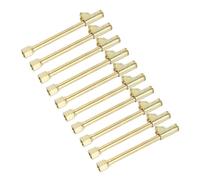 Srliya Mandrino Ad Aria FNPT da 1/4" a Doppia Testa con Struttura in Metallo Resistente per un Facile Gonfiaggio dei Pneumatici per Auto, Moto, Cicli - Set da 10