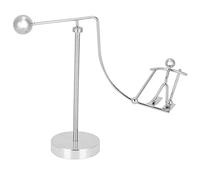 Srliya Mini Giocattolo in Equilibrio, Ornamento da Scrivania Unico | Costruzione in metallo, sollievo dallo stress, decorazione del desktop, movimento oscillante