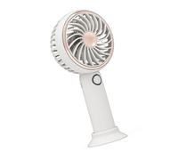Srliya Mini Ventilatore Portatile Raffreddamento Silenzioso Portatile per Viaggi Interni Ed Esterni Leggero Ricaricabile per Uso in Ufficio o in Biblioteca