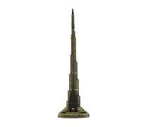 Srliya Modello della Torre Burj Khalifa, Squisito Souvenir in Lega di Dubai Dal Design Vintage da 18 Cm, Modello di Edificio Architettonico, Realizzato con Materiali Robusti, Ideale