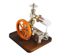 Srliya Modello Educativo di Motore Stirling in Acciaio Inossidabile per L'apprendimento Meccanico per Progetti Scientifici per Bambini