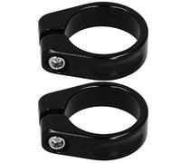 Srliya Morsetto Reggisella per Bici, Set da 2 Pezzi in Lega di Alluminio | Clip per Tubo Sella, Lega di Alluminio, Ciclismo su Strada di Montagna, Adatto a Tubi Sella da 30,8 Mm 31,6 Mm,