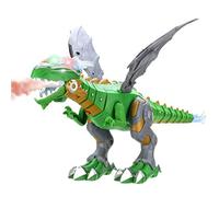Srliya Nebbia Che Spruzza Robot Drago Giocattolo Bambini Che Camminano Dinosauro Sputa Fuoco Acqua Nebulizzata con Luci e Suoni Spruzzo Simulazione Meccanica Giocattolo Dinosauro (Verde)