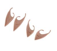 Srliya Orecchie da Elfo per Cosplay, Materiale in Gomma Resistente | Texture morbida, facile da applicare, per Halloween, giochi di ruolo fantasy, riutilizzabili
