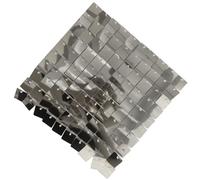 Srliya Pannelli da Parete Luccicanti 24 Pezzi Traslucidi, Fondale con Paillettes per Decorazioni di Scena per Matrimoni, Compleanni con Struttura a Scatto, Materiale Plastico 30x30 Cm