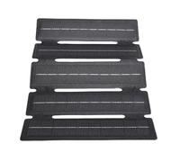 Srliya Pannello Solare Pieghevole in Silicio Monocristallino ETFE da 25 W, Ideale per Caricare Smartphone, Design Ultra Sottile per Viaggi All'aperto, con Cavo Connettore 10 in 1