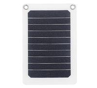 Srliya Pannello Solare Portatile 6W 6V Pannello di Ricarica Solare Efficiente per attività All'aperto Adatto per Telefoni Cellulari e Fotocamere Silicio Monocristallino 10,0x6,0 Pollici