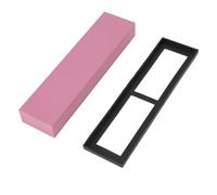 Srliya Pietra per Affilare Grana 3000 Pietra Bagnata Compatta su Due Lati per, Campeggio, Ruby 7,8x1,9x0,9 Pollici