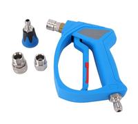 Srliya Pistola per Idropulitrice Corta Pistola a Spruzzo Ad Alta Pressione 4080 PSI con Connettore Rapido da 1/4 di Pollice Filettatura M22-14mm 2 Adattatori 1 Ugello