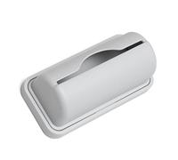 Srliya Portasacchetti della Spazzatura Comodo Dispenser per Sacchetti della Spazzatura in Plastica Montato a Parete per la Domestica (Grigio)