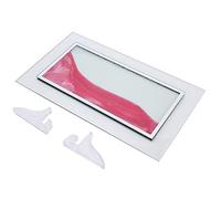 Srliya Quadro Dinamico Rosa con Decorazioni Fluide in 3D con Sabbia e 2