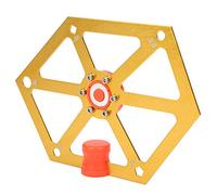Srliya Righello Angolare per Lavorazione del Legno Esagonale Magnetico in Lega di Alluminio per Tavolo, Regolazione Dell'angolo della Macchina Taglio