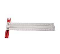 Srliya Righello per Fori in Acciaio Inossidabile Durevole Tipo T Strumento da Carpentiere per la Lavorazione del Legno 7,87" con Disegno Accurato, per Contrassegnare la Posizione di Misurazione,