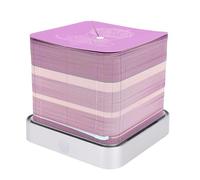 Srliya Rose Bouquet 3D Memo Pad con Luce 2026 Calendario Intagliato per la Lacrima della Lacrima 3D Scultura di Blocco Note per L'arredamento del Desktop di Compleanno (Viola)