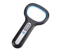 Srliya Scanner per Microchip per Animali Domestici Bluetooth Riconoscimento Avanzato Portatile per Cani Gatti Polli Mucche Anatre Maiali Ricaricabile (Nera)
