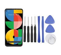 Srliya Schermata di Sostituzione del Telefono AMOLED Visualizzazione del Telefono Assemblaggio Touchscreen con Impronte Digitali e Strumenti di Riparazione per Pixel 5A 5G G1F8F G4S1M