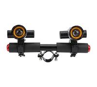 Srliya Scooter Elettrico Front Light Auroproof, Luminoso a LED T6, Faro Ricaricabile USB per M365/Pro Kugoo Etwow, Materiale in Lega di Alluminio