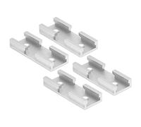 Srliya Set di 4 Parti di Intersezione del Binario a T, Connettori (Argento)
