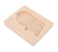 Srliya Set di Francobolli da Pressa per Biscotti Artigianali in Legno per Torta di Zucca, Cookie di Mooncakes con Trattamento per Cera D'api, 10 X 8 X 2 Cm
