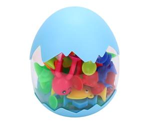 Srliya Set di Giocattoli da Bagno a Ventosa con Ventose Premium, Puzzle con Animali, capacità di Pensiero del Bambino, Coordinazione Occhio-mano