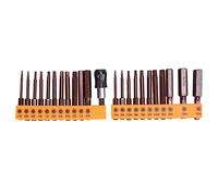 Srliya Set di Punte per Cacciavite 23 Pezzi Punte Esagonali in Acciaio S2 Ad Alta Precisione, Lunghezza 60 Mm, con Superficie Antiruggine per Trapano Avvitatore Elettrico Manuale