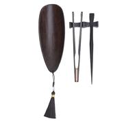 Srliya Set di Utensili per la Cerimonia del tè Cinese in Legno, Eleganti Accessori per il tè, Supporto per gli Amanti del