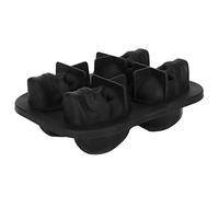 Srliya Set di Vaschette per il Ghiaccio con Teschio, Divertenti Stampi in Silicone per Gelato e Bevande, Perfetti per le Feste di Halloween, Include 2 Imbuti, Dimensioni Durevoli da 11,5 Once