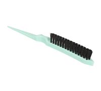 Srliya Spazzola per Stuzzicare il Salone Strumento per lo Styling a Coda di Topo per Volume dei Capelli, Uomo Donna Pettinatura Posteriore Nylon ABS (Verde)