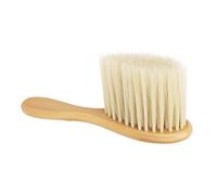 Srliya Spazzola Professionale per Spolverino per il Viso Morbida per Barbiere Spazzola per Spolverino per Collo in Legno per la Pulizia dei Capelli Rotti