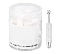 Srliya Spugna Morbida per Unghie da 50 Pezzi, Penna per Nail Art Ombre per Pulire le Unghie, Progettare Unghie Sfumate e Motivi Alone