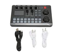 Srliya Stereo Sound Mixer Live Sound Mixer Multiple Effects Voice Change Live Broadcast Sound Card per Podcast Recording Streaming Home KTV