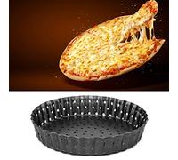 Srliya Teglia per Pizza Addensata di Alta qualità con Distribuzione Uniforme del Calore per la Domestica (Piccola dimensione (5 pollici))
