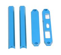 Srliya Telaio di Protezione del Trasmettitore in Metallo Lega di Alluminio Ad Alta Precisione Maggiore stabilità Nei Veicoli RC per Uso Esterno 4 unità (Blu)