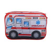 Srliya Tenda da Gioco Pieghevole per Ambulanza, Tenda per Ambulanza Giocattolo per Bambini, Casetta da Gioco per Interni Ed Esterni per Bambini, Facile da Usare, Portatile con Custodia,