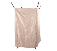 Srliya Tenda per Doccia Laterale Pieghevole Portatile per Veicolo Cabina Doccia Esterna Compatta per Lato Auto per Campeggio, Spiaggia, Viaggi su Strada, Tessuto Oxford Color Kaki 39,37x39,37x70,87