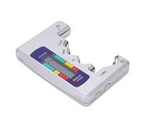 Srliya Tester Digitale per Batterie, Visualizzazione Accurata dello Schermo per lo Stato di Salute della Batteria, Lettura Chiara per Batterie Al Carbonio, Zinco, Alcaline, ABS, Materiale Durevole