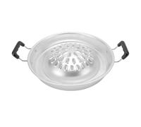Srliya Thai BBQ Grill Pan 2 in 1 Non Attaccare Nemmeno Alluminio Riscaldante Chiamato Pannello a Carbone Grill per Esterno All'interno Dell'esterno (35 cm/13.78in Colore originale)