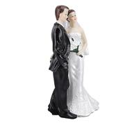 Srliya Topper per Torta Nuziale Durevole con Statua Romantica della Sposa e dello Sposo per Occasioni Speciali