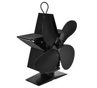 Srliya Ventilatore per Caminetto Alimentato a Calore Che Fa Circolare in Modo Efficiente L'aria Calda per Stufe a Legna per Interni
