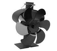 Srliya Ventilatore Silenzioso per Caminetto a 6 Pale Alimentato a Calore con Distribuzione Efficiente del Calore per Stufe a Legna, Forni a Pellet, Gas, Diametro 152 Mm