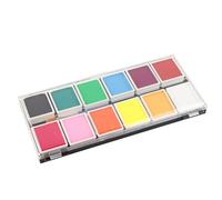 Srliya Vernice per il Corpo per Viso e Body Art, 12 Colori Vivaci | a base d\'acqua, facile pulire, sicuro per tutte le età, perfetto per eventi di feste, design creativi