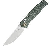SRM Medal - Laminated 140Cr Bead Blast with OD Green Micarta handle 255L-MG3