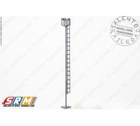 Dekas 8780006 lampione stile ferroviario a led luce calda da 87 mm 1:87 H0